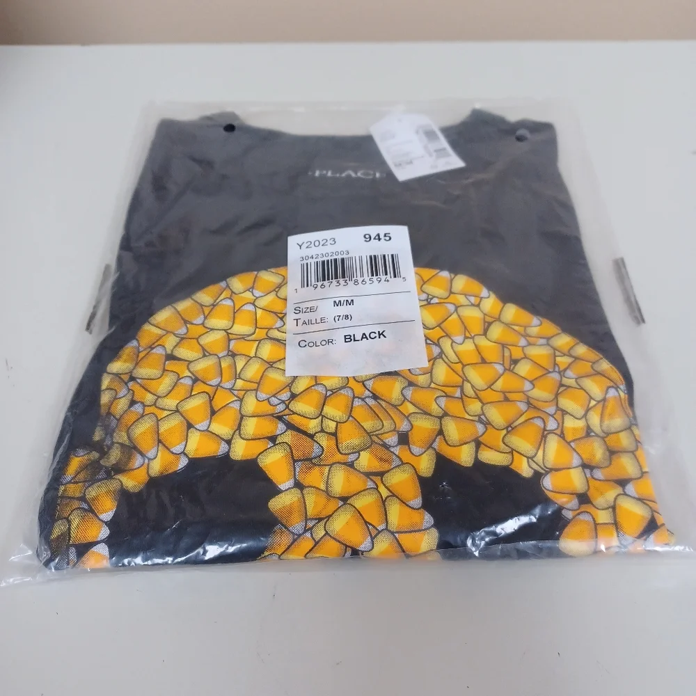 Candy skull tee M age 6-8